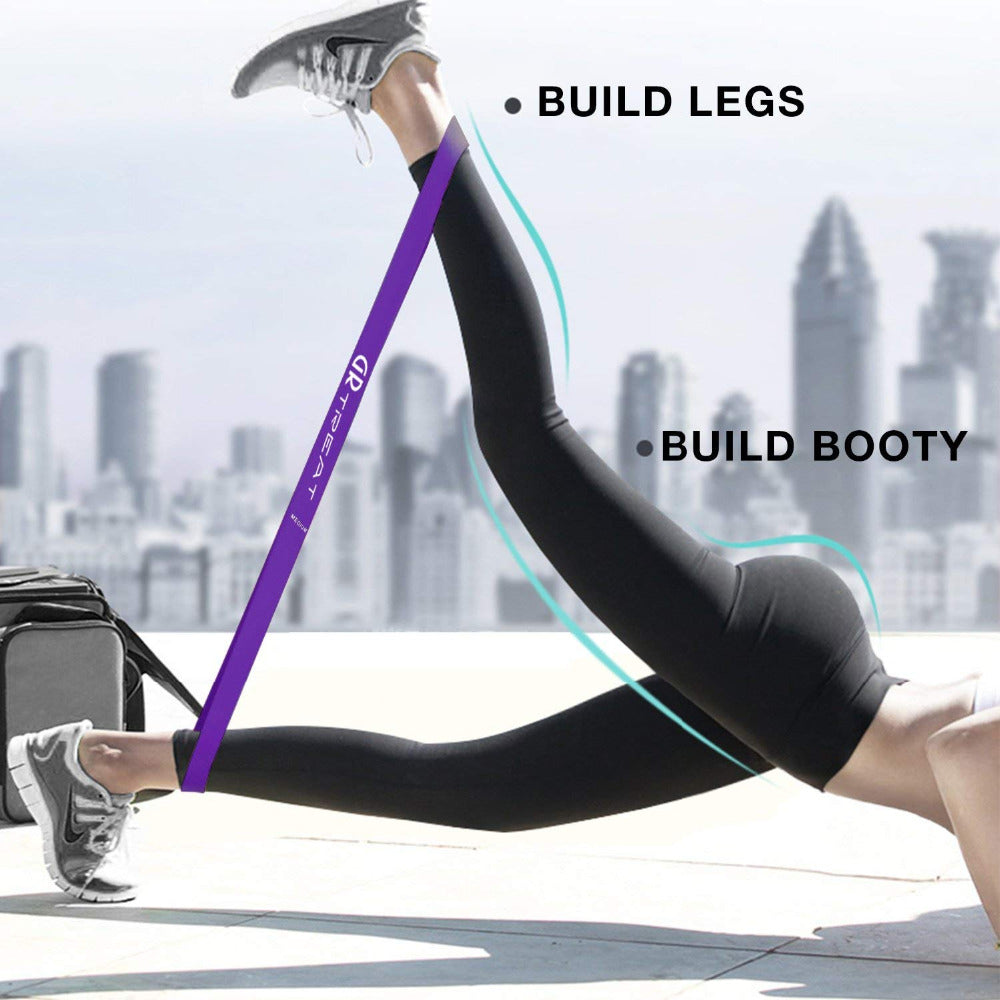 5 Colors Latex Resistance Bands Fitness Set