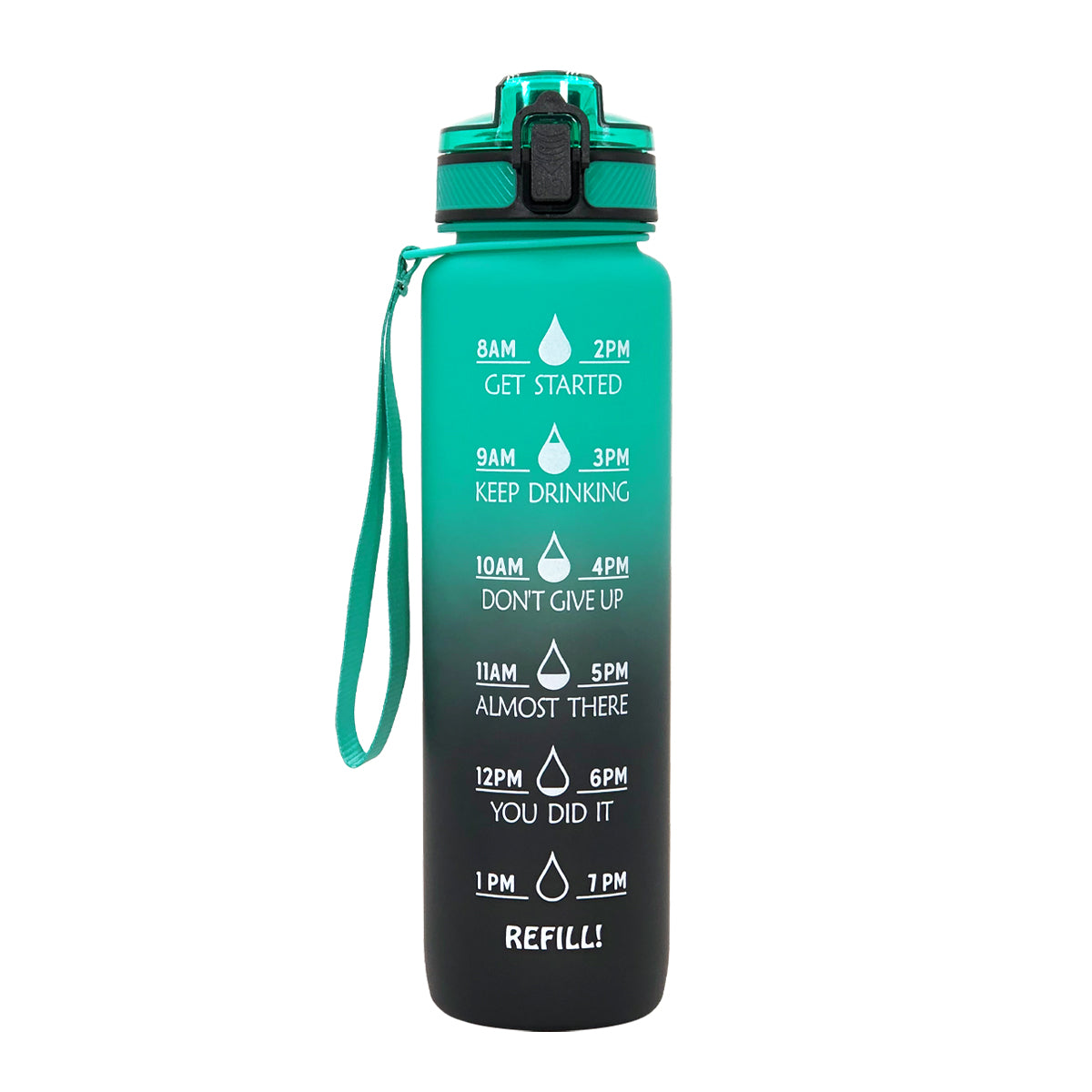 Frosted Gradient Sports Water Bottle with Bounce Back Resiliency
