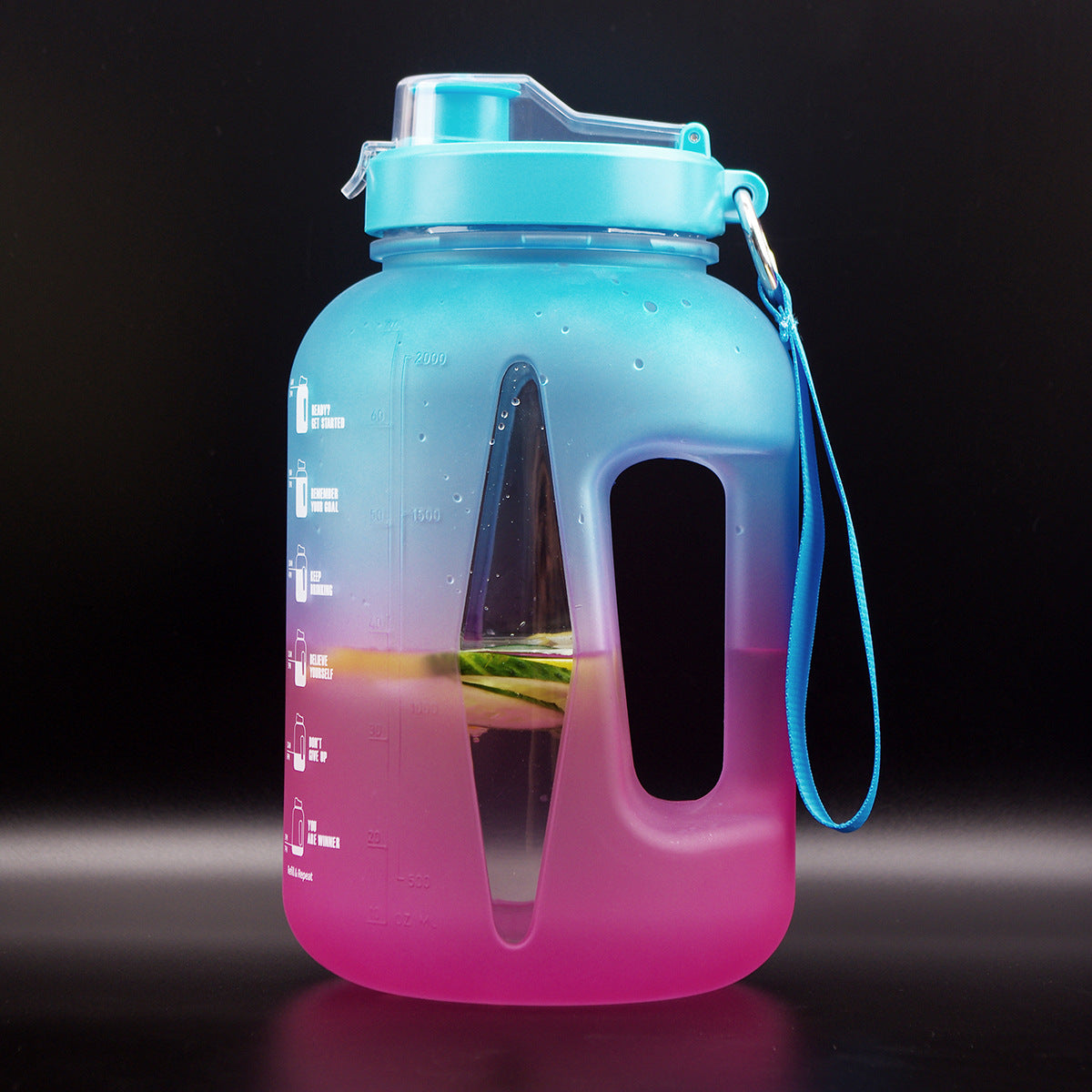 2.2L Sports Bottle PETG Frosted Gradient
