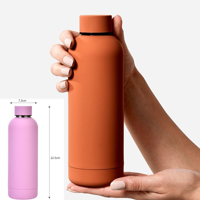 500ml Matte Stainless Steel Vacuum Insulated Water Bottle
