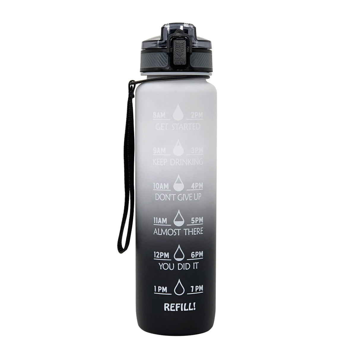 Frosted Gradient Sports Water Bottle with Bounce Back Resiliency