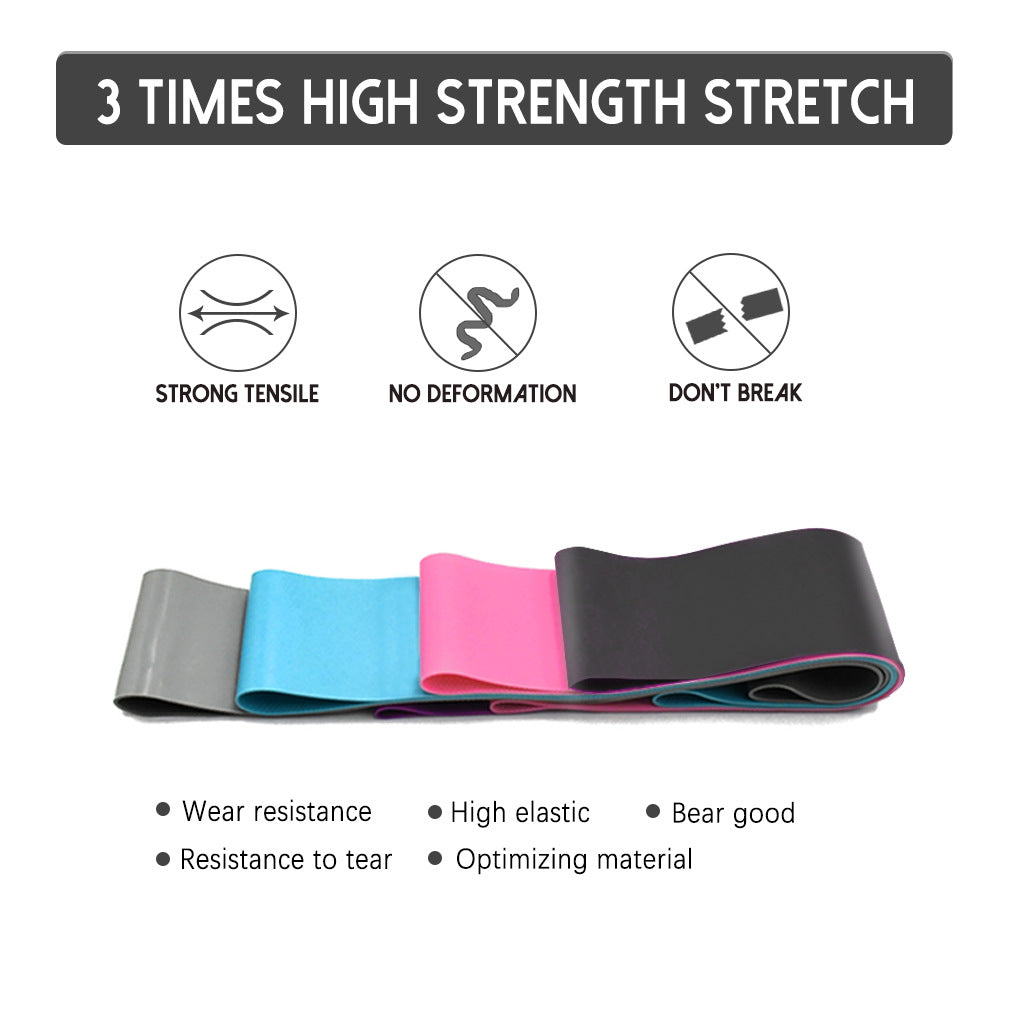 Yoga Fitness Tension Belt - Anti-Skid Latex Resistance Belt