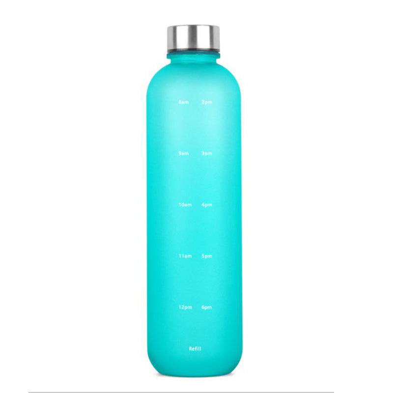 Frosted Gradient Sports Water Bottle 1L