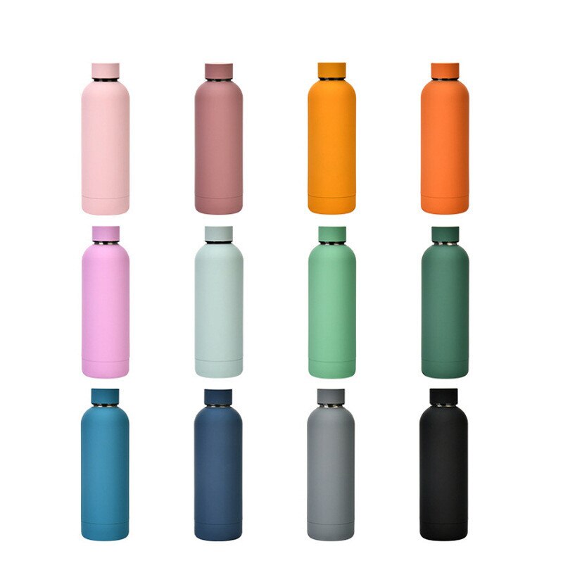 500ml Matte Stainless Steel Vacuum Insulated Water Bottle