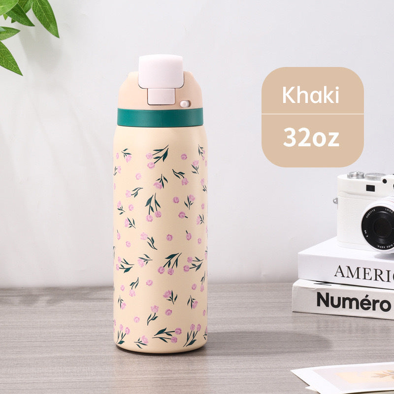 Stainless Steel Insulated Cartoon Pattern Bottle