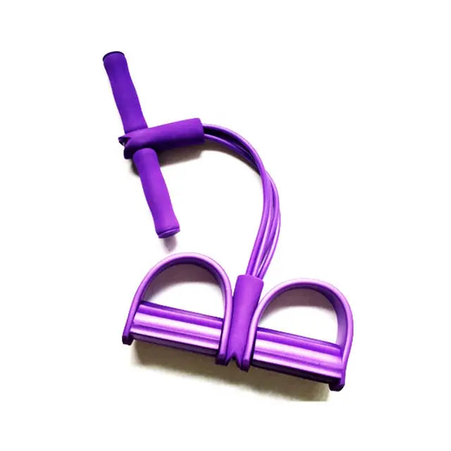 Gum 4 Tube Resistance Bands Latex Pedal Pull Rope