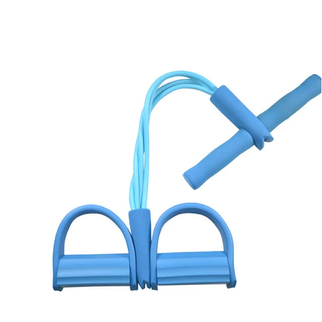 Gum 4 Tube Resistance Bands Latex Pedal Pull Rope