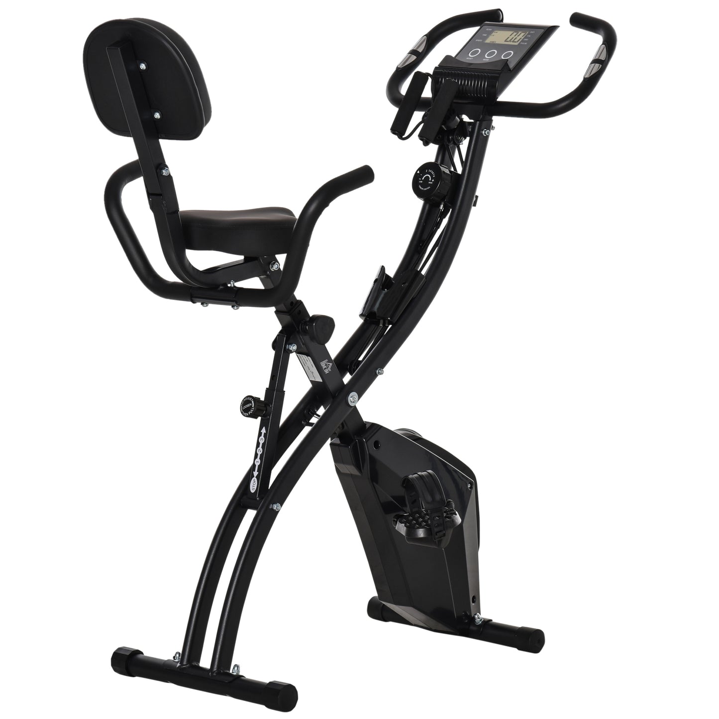 Soozier Folding Exercise Bike - 3-in-1 Recumbent & Upright Workout