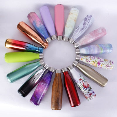 304 Stainless Steel Coke Bottle Vacuum Flask - 500ml