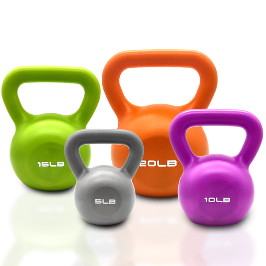 Kettlebell Set (5lbs - 20lbs) for Strength Training
